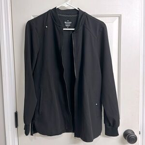 Black scrub jacket